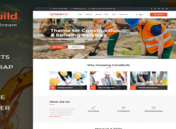 ConstBuild: шаблон  строительства, строительства и ремонта  