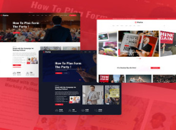 Partin - Political Campaign and Party  Responsive Website Template  