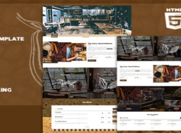 Fattbean |  шаблон сайта кофейни и бариста  