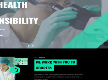 Медик | Многоцелевой исследовательский шаблон  Шаблон веб-  