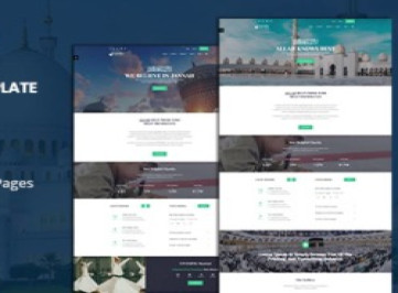  шаблон сайта мечети Sajdah  