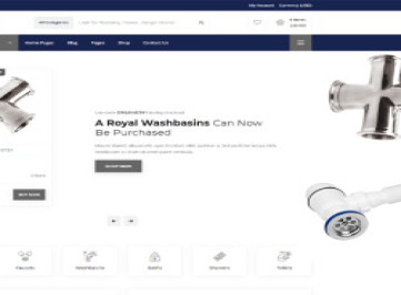 Plumbing Hub - Шаблон  современного магазина сантехники и аксессуаров  