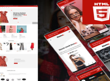 Huma - шаблон  электронной коммерции  для  4  