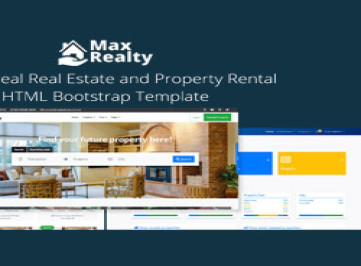 MaxRealty - шаблон сайта  по недвижимости  