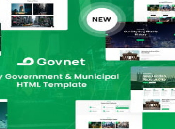 Govnet - шаблон  правительства и муниципалитета  