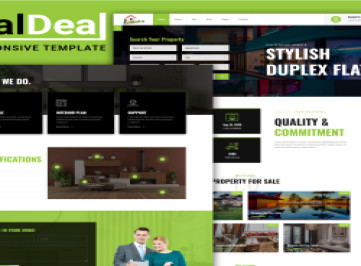 Realdeal - Шаблон сайта о недвижимости  