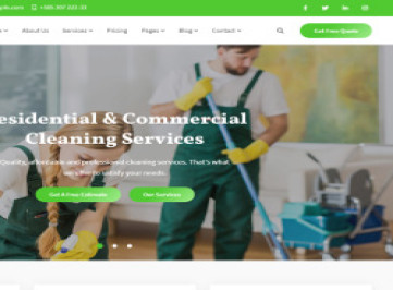 ProCleaning - шаблон  службы уборки и химчистки  