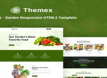 Themex - адаптивный  шаблон  для сада
