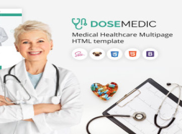 DoseMedic - шаблон  для медицинских учреждений