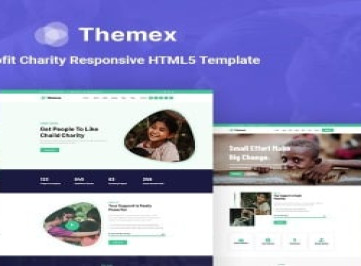   шаблон  для благотворительной некоммерческой организации Themex-Charity