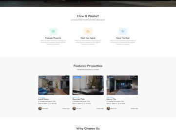 Estlo - Покупка и продажа недвижимости  CSS3 Javascript  4.6  шаблон веб-