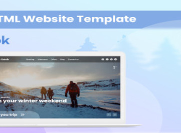 Ski-book - Многоцелевой HTML-шаблон сайта о лыжах
