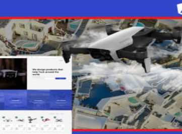 Шаблон  Drownz Drone и UAV Business Angular JS