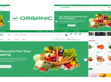 Organic - Шаблон   5 для магазина органических продуктов