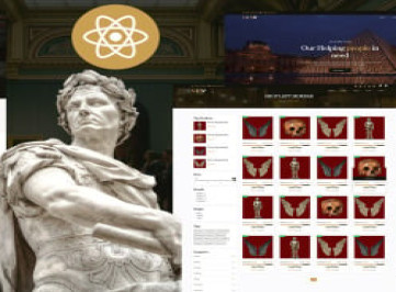 Шаблон React для Музея Нины и Галереи художников