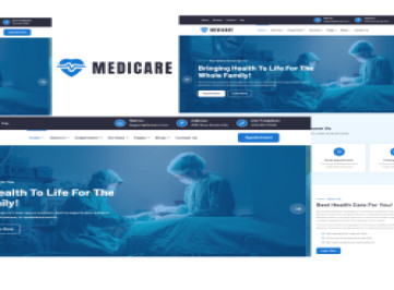 Medicare - шаблон  для медицины и врачей  5