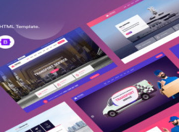 Патао - HTML-шаблон логистики и транспорта.