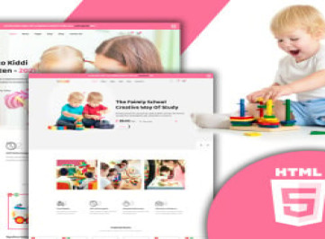  шаблон сайта Kiddi Colorful Kids Store