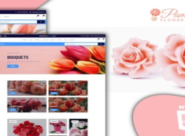  шаблон сайта флориста и цветочного магазина Pamina Swift