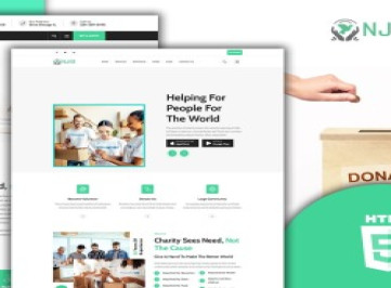 Шаблон  для некоммерческой организации NJIO HubSpot