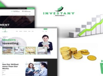 Шаблон  для профессиональных финансовых инвестиций от Investany