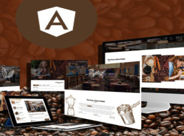 Fattbean - Угловой JS-шаблон для кофейни