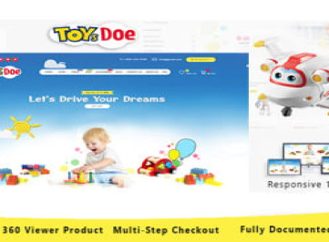 ToysDoe -  HTML-шаблон для магазина детских игрушек