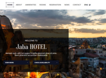 Jaba Hotel Bed & Breakfast - Многоцелевой шаблон  премиум-класса