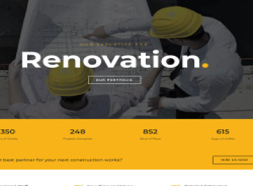 HTML-шаблон Brixal Building Construction