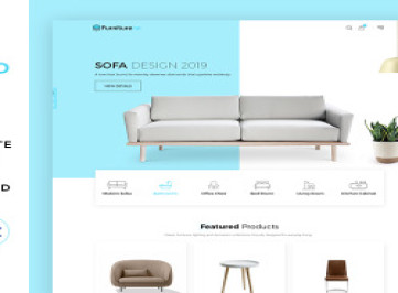 Furnitureno - HTML-шаблон современной электронной коммерции для мебельного магазина