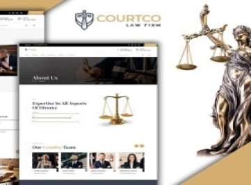  шаблон  Courtco Law and Advocate