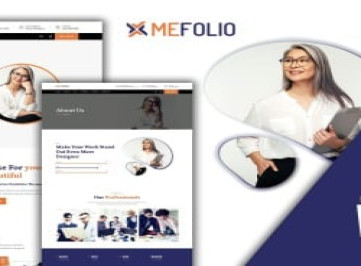 Шаблон  Mefolio Freelancer Portfolio 