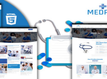  шаблон  медицинской клиники Medpro