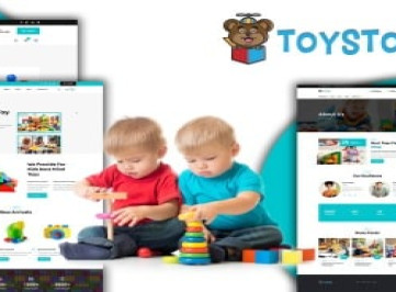  шаблон сайта магазина детских игрушек Toystore