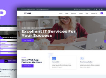 ITHOP -  шаблон  Технологии и ИТ-решения