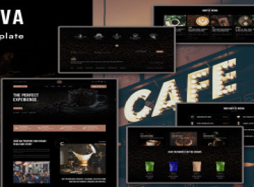 CafeJava - HTML-шаблон кофейни