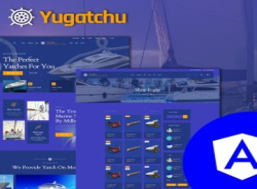 Угловой JS шаблон для аренды яхт и лодок Югатчу