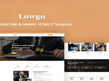Lowgo -  шаблон  для адвокатов, юристов и юристов