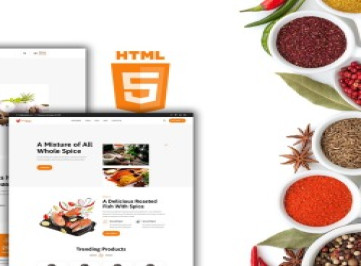 Шаблон  Kardemom Condiment and Spices Shop 