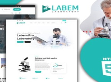 Шаблон  для лаборатории и медицинского оборудования Labem