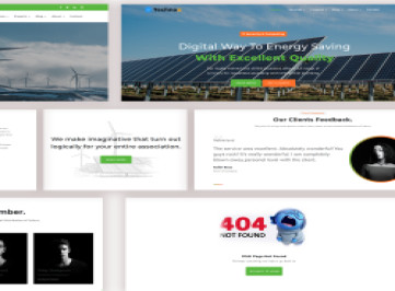 SolarWind - шаблон  для солнечной энергии и ветра