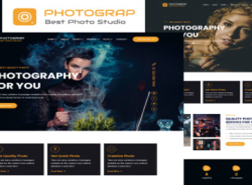 Photograp - шаблон  для фотографий