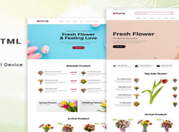 Флорид - HTML-шаблон цветочного и флористического магазина