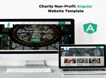Kiran - Благотворительная некоммерческая организация - Шаблон  на Angular