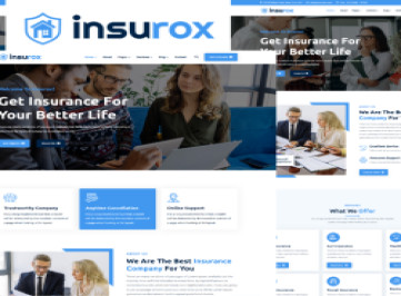 Insurox -  шаблон для страховой компании