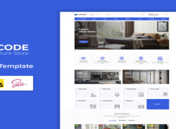 FurniCode - шаблон  интернет-магазина