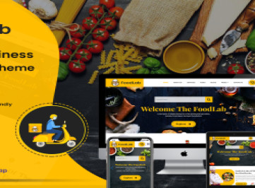 HTML-шаблон FoodLab Restrudent