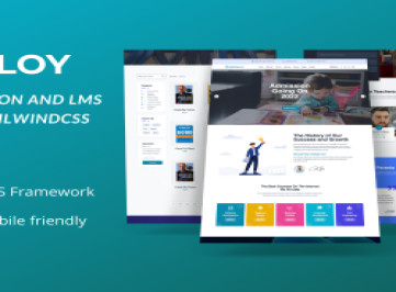 Biddaloy — Шаблон для образования и LMS  и TailwindCSS