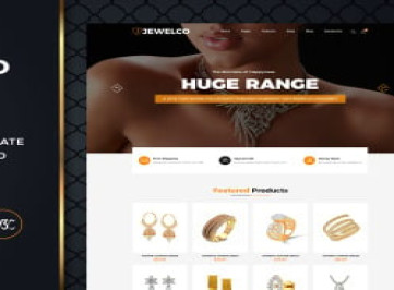 Jewelco - HTML-шаблон электронной коммерции ювелирного магазина