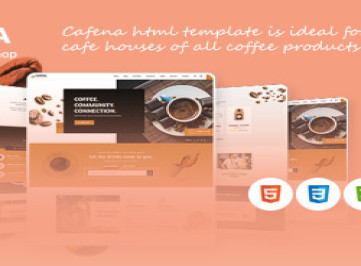 Cafena - HTML-шаблон кофейни